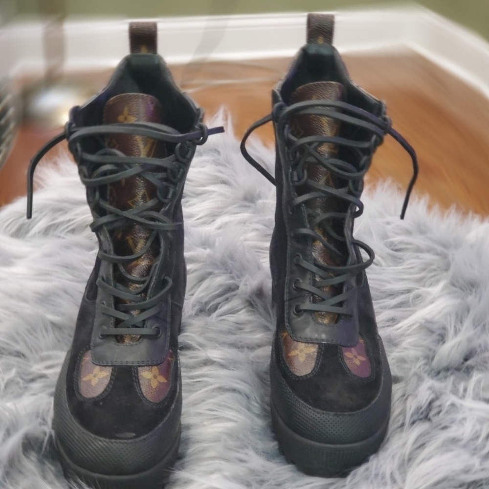 LV Heel Boots